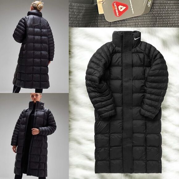 NIKE Sportswear PrimaLoft® Insulated Swoosh Therma-FIT Parka Jacket Size M - Picture 1 of 14